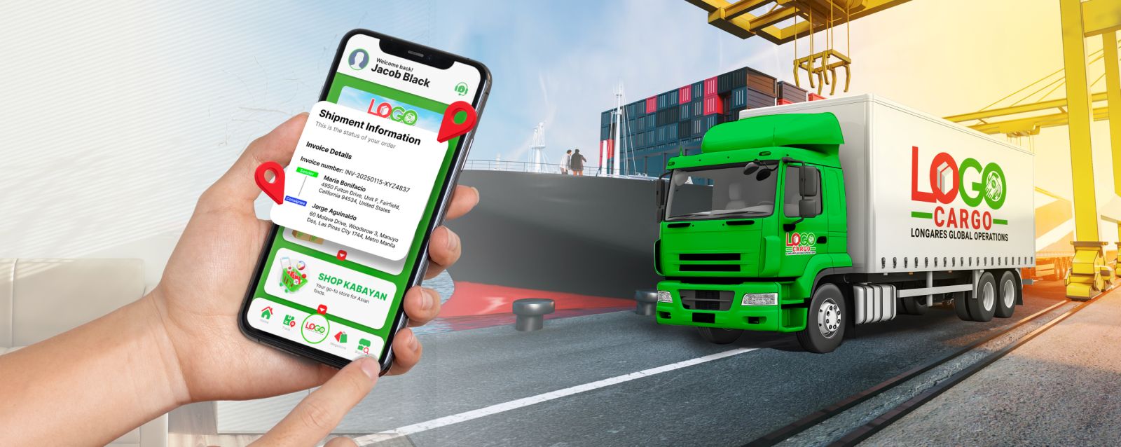 Track a LOGO Cargo package